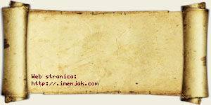 Jasmina Mitanović vizit kartica